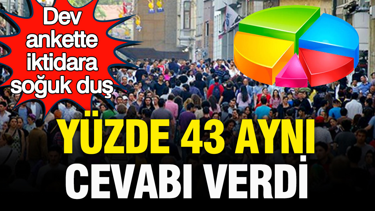 Dev ankette iktidara soguk dus yuzde 43 en buyuk sorun ekonomi dedi fDn44eRe